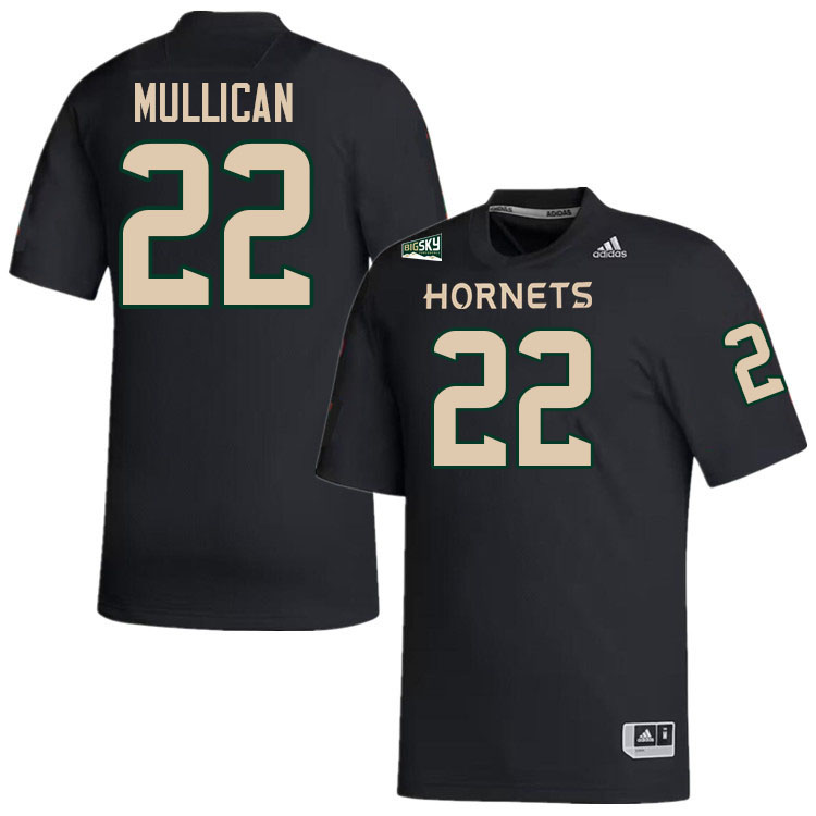 Elias Mullican SAC State Jersey,Sacramento State Hornets #22 Elias Mullican Jersey-Black